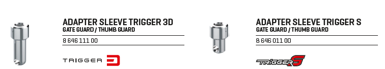 Leki Trigger 3D hand guard Adapter